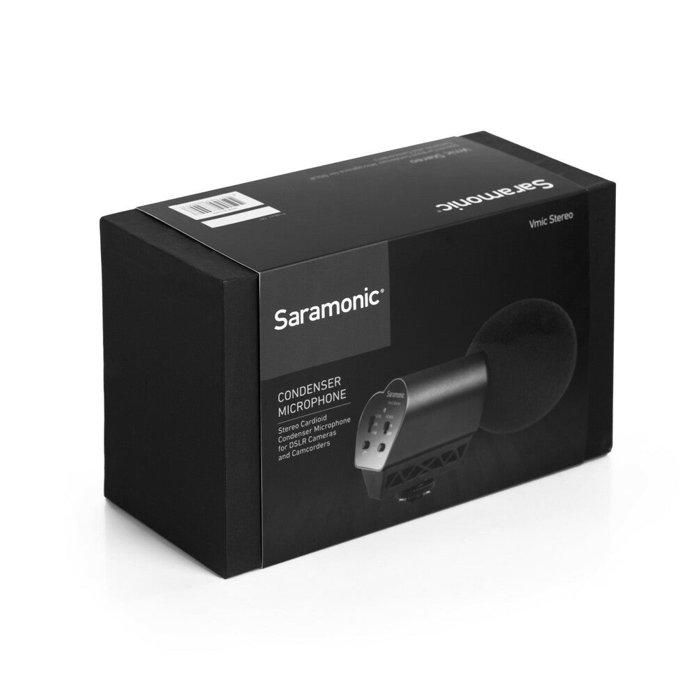Vmic Stereo On-Camera Stereo Microphone for DSLRs, Mirrorless, Video Cameras & Audio Recorders
