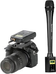 Saramonic UwMic15B Professional Portable Wireless Transmitter and Receiver Mic System for Using XLR Microphone with Canon Nikon Sony Panasonic DSLR Camera for News Gathering Reporting ENG Interview