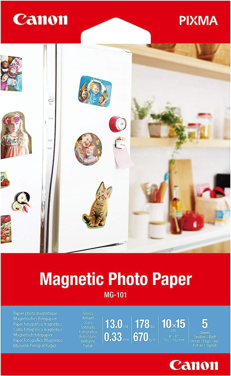 Canon MG-101 - 4"x6" Magnetic Photo Paper (3634C002)