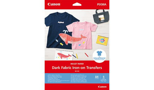 Canon Dark Fabric Iron-on Transfers DF-101