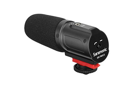 Saramonic SR-PMIC3 Surround Recording Microphone with Integrated Shockmount, Low-Cut Filter & Battery-Free Operation for DSLR Cameras & Camcorders